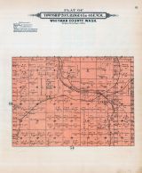 Page 061 - Township 20 N. Range 45 and 46 E., Tekoa, Whitman County 1910